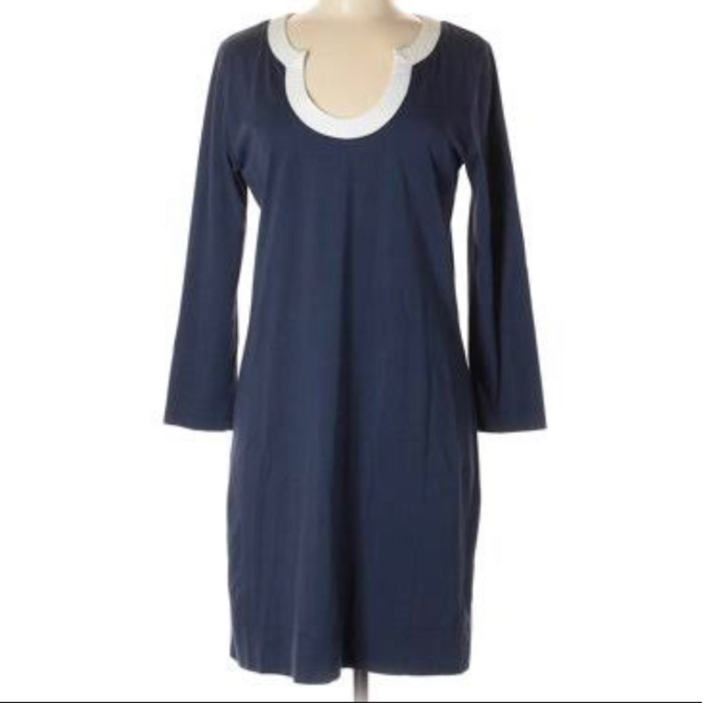 LILLY PULITZER navy 3/4 sleeve dress